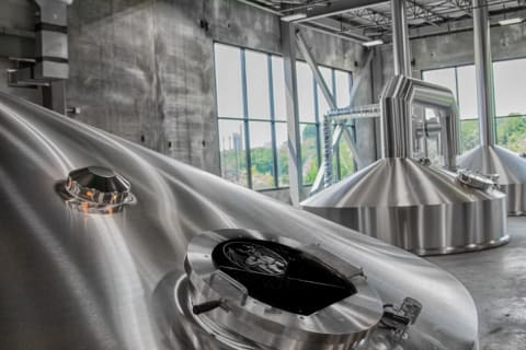 A brew kettle from Stone's Richmond, Virginia, location.