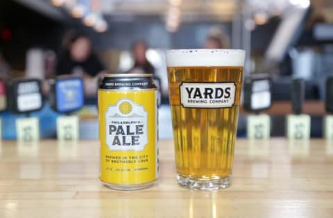 Yards's Philadelphia Pale Ale is lighter in color and far more citrusy than an amber lager.