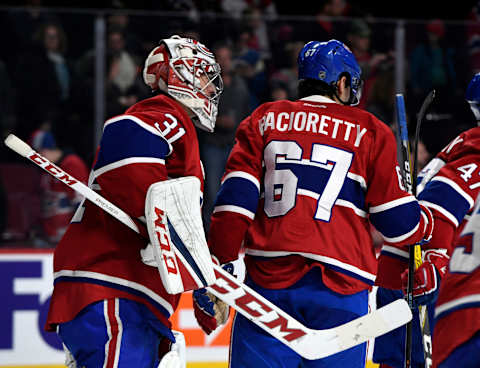 Dec 10, 2016; Montreal, Quebec, CAN; Montreal Canadiens Carey Price Mandatory Credit: Eric Bolte-USA TODAY Sports