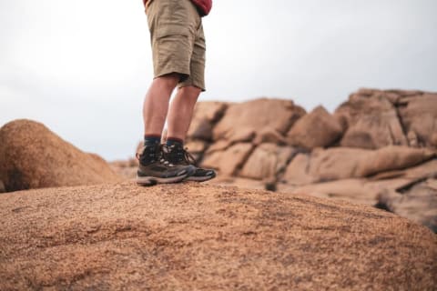 The Gore-Tex in these boots allows your feet to breathe, even when it's hot out.