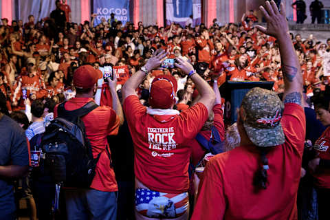 Washington Capitals (Photo credit should read BRENDAN SMIALOWSKI/AFP via Getty Images)