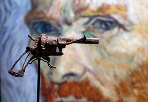 It's believed that Vincent van Gogh used this gun when he died by suicide in 1890. It went up for auction in June 2019.