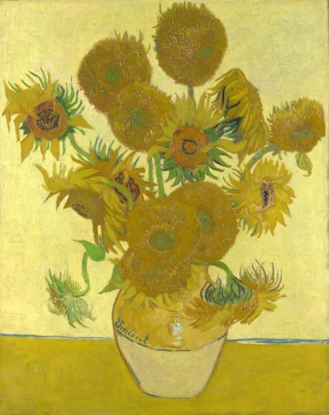 One of van Gogh's Arles 'Sunflowers' from 1888.