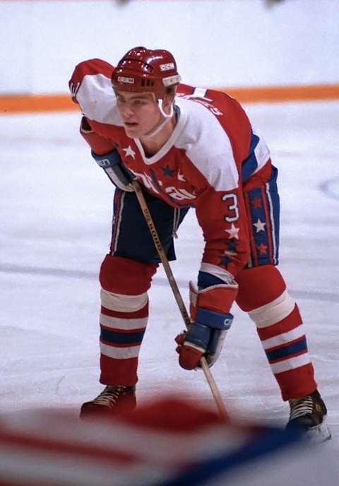 Scott Stevens, Washington Capitals (Photo by Graig Abel Collection/Getty Images)