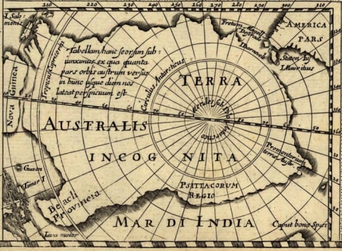 Cook never did find the Terra Australis—because it doesn't exist.