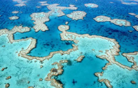 It's beautiful to look at, but this reef doesn't make for an easy sail.