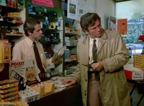 Peter Falk and Harvey Gold in Columbo.