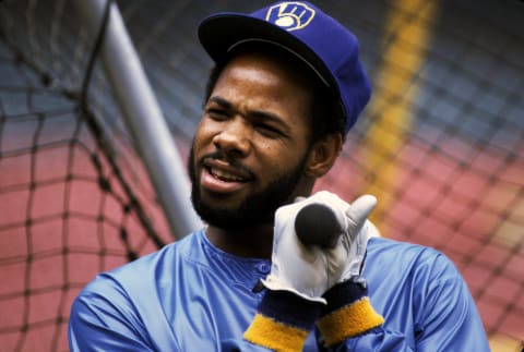 Brewers first baseman Cecil Cooper.. (Photo by Ronald C. Modra/Getty Images)