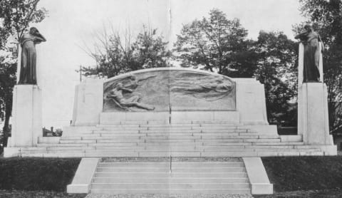 The Bell Telephone Memorial in Brantford, Ontario, Canada.