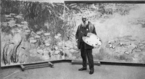 Claude Monet in 1923.