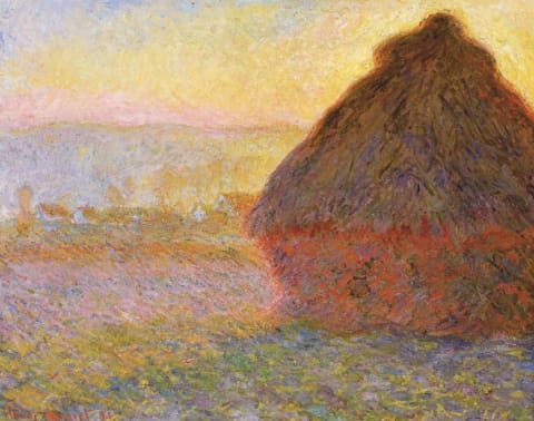 'Grainstack (Sunset)' by Claude Monet (1891)