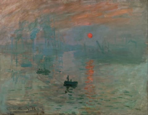 'Impression, Sunrise' by Claude Monet (1872)