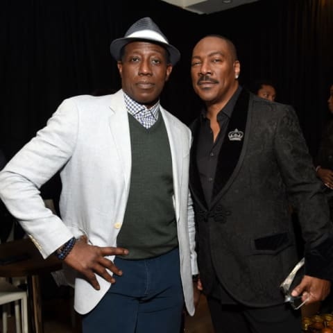 Wesley Snipes and Eddie Murphy at the Critics' Choice Association's Celebration of Black Cinema.