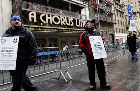 Stagehands stand their ground on day 10 of the strike.