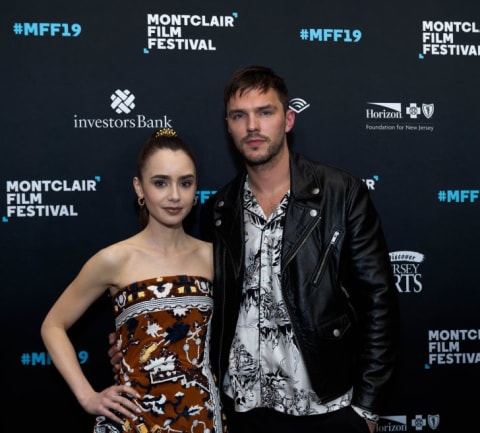 Lily Collins and Nicholas Hoult played Edith Bratt and J.R.R. Tolkien, respectively, in the 2019 film Tolkien.