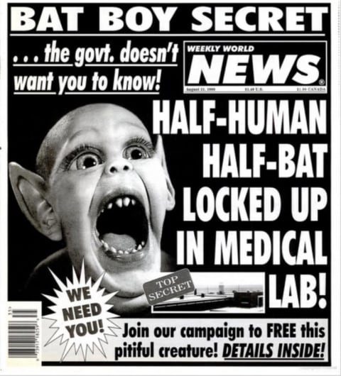 Bat Boy stories proved immensely popular for the paper.