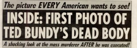 Weekly World News took the occasional detour into gruesome tabloid journalism.