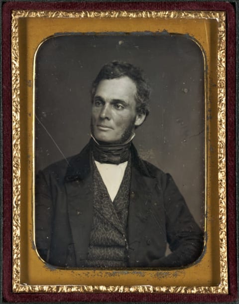 A daguerroeotype of Robert Purvis from the 1840s.