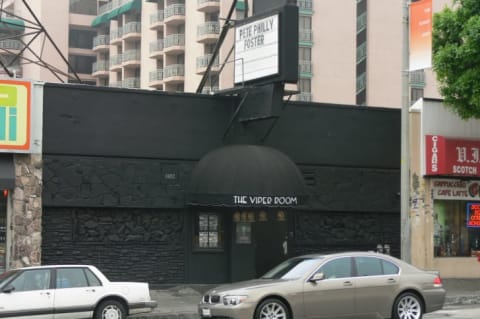 The legendary Viper Room on the Sunset Strip.