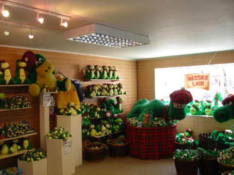 Gift shop of the Loch Ness Centre & Exhibition