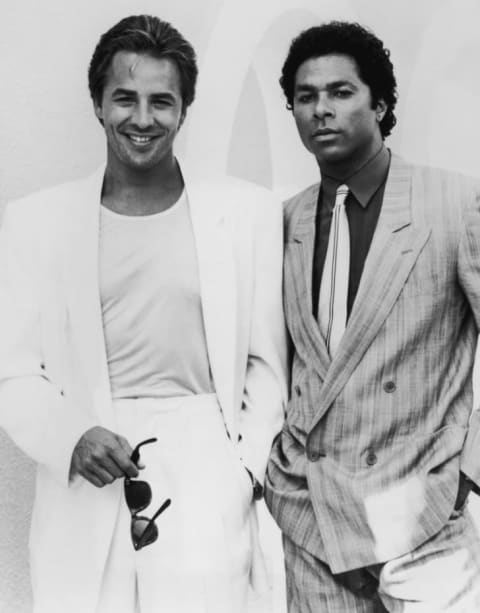 Don Johnson and Philip Michael Thomas co-starred on Miami Vice for five seasons. Both also recorded albums.