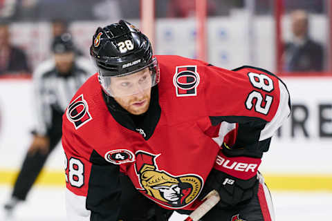 OTTAWA, ON – FEBRUARY 18: Connor Brown #28 of the Ottawa Senators (Photo by Jana Chytilova/Freestyle Photography/Getty Images)