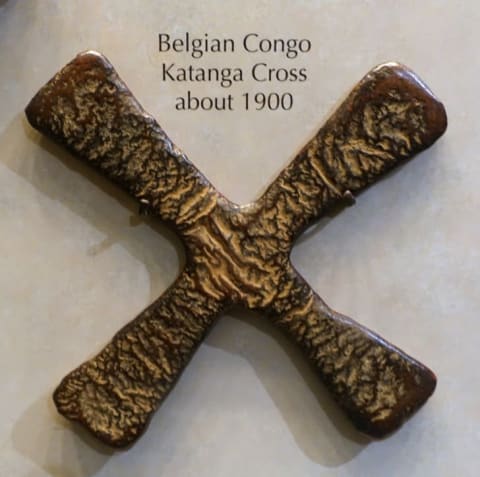 A cross exhibited in the National Museum of American History, Washington, D.C.