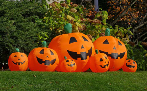 Inflatable pumpkins should not be used as shelter.