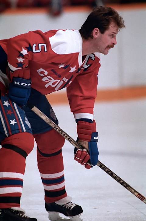 Rod Langway, Washington Capitals ( Photo by Graig Abel Collection/Getty Images)