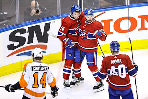 TORONTO, ONTARIO – AUGUST 21: Montreal Canadiens Philadelphia Flyers (Photo by Elsa/Getty Images)