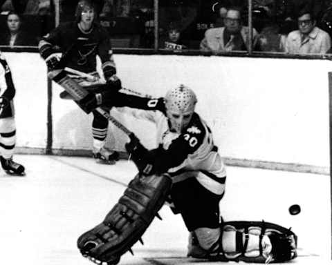 Toronto Maple Leafs – Bernie Parent: December 29, 1971. (Photo by Bruce Bennett Studios via Getty Images Studios/Getty Images)