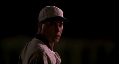 Ray Liotta stars as Shoeless Joe Jackson in Field of Dreams (1989).