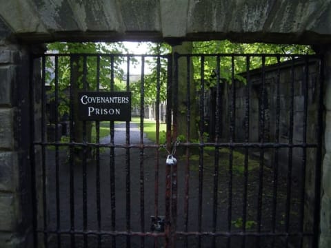 You'll need to join an official tour to get behind these gates.