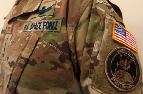 Combat utility uniform of the U.S. Space Force.