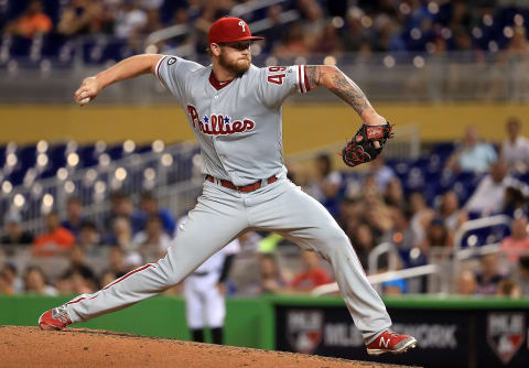 With two solid spring outings, Lively is in position so far for the fifth slot in the rotation. Photo by Mike Ehrmann/Getty Images.