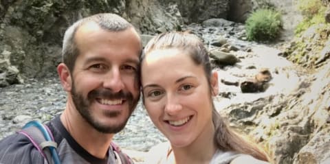 Chris Watts and his mistress in American Murder: The Family Next Door (2020).