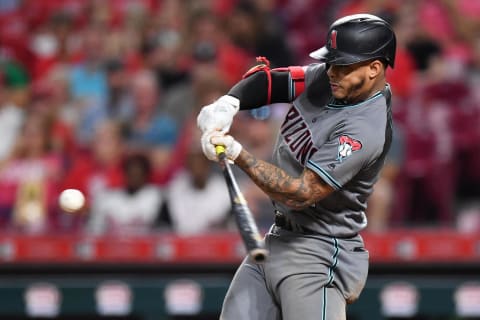 Ketel Marte #4 of the Arizona Diamondbacks (Photo by Jamie Sabau/Getty Images)