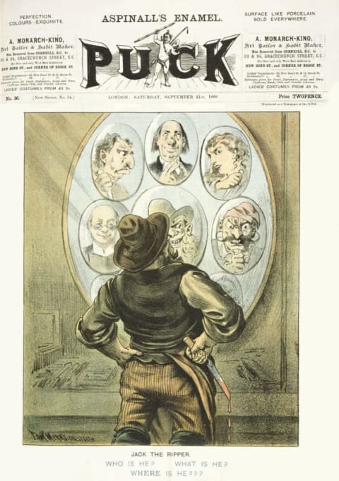 Cartoonist Tom Merry captured the general bafflement surrounding the investigation on the cover of Puck magazine in September 1889.