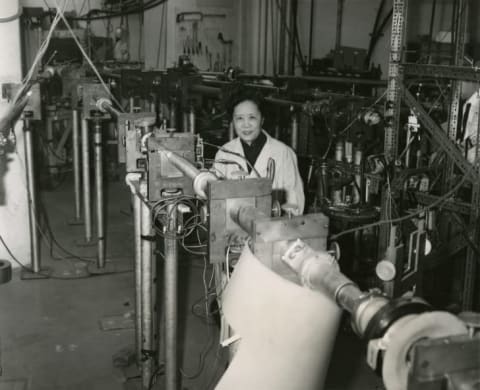 Chien-Shiung Wu at Columbia University in 1963.