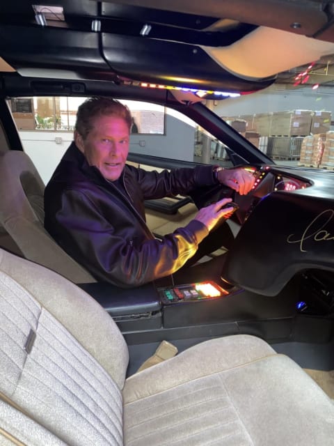 Hasselhoff in the driver's seat of your future car.