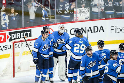 Winnipeg Jets, Connor Hellebuyck #37, (Mandatory Credit: Terrence Lee-USA TODAY Sports)