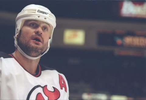 Ken Danekyo of the New Jersey Devils (Getty Images)