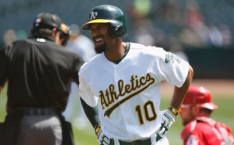 Marcus Semien of the Oakland Athletics. (Photo by Lachlan Cunningham/Getty Images)