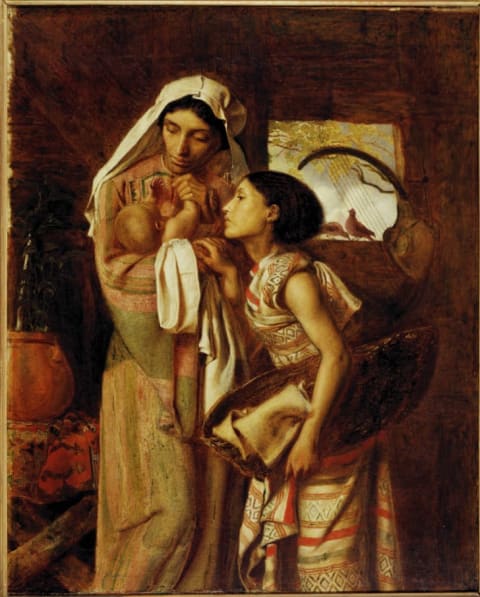 Fanny Eaton depicted in The Mother of Moses.