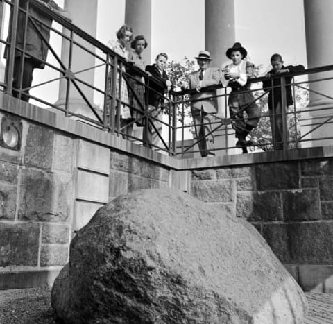 Nobody's stopping you from showing up to Plymouth Rock in cosplay.