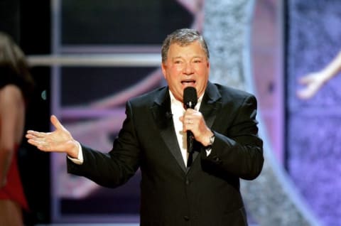 Shatner on stage for Comedy Central's Last Laugh special in December 2004.