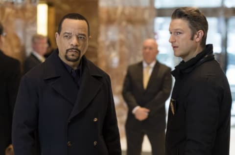 Ice-T and Peter Scanavino in Law & Order: Special Victims Unit.