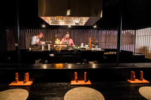 Connoley (left) in the kitchen at Bulrush STL.