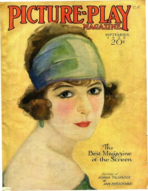 Norma Talmadge on the cover of Picture Play