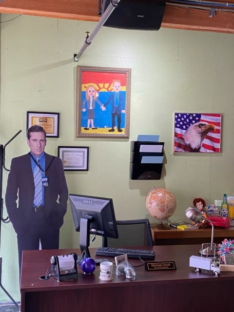 The office of the world's best boss.